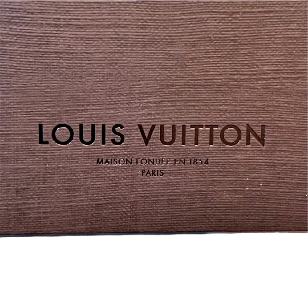 LOUIS VUITTON Brown Envelope Sleeve & Detail Information Slip